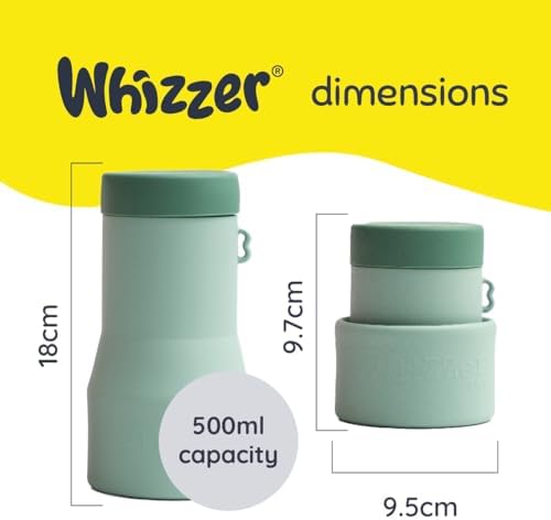 Whizzer™ - Discreet Portable Toilet For Adults - Seen on Dragons Den - Travel Essentials for Festivals, Camping, Caravans & Travel - Silicone Pee Bottle for Men & Women - Portable & Leakproof - 500ml - Image 6