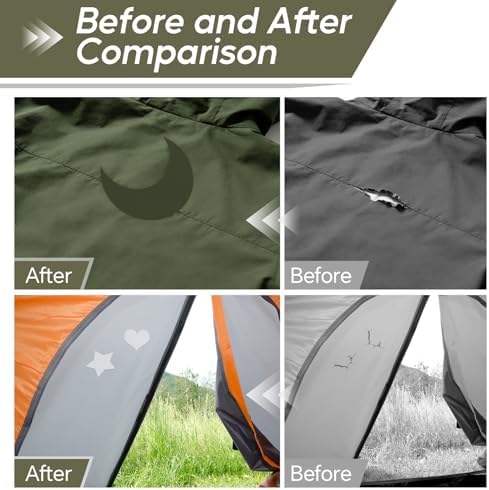 moinkerin Nylon Repair Patch Self Adhesive 7.6x200cm | Waterproof Fabric Repair Tape for Tent, Down Jacket, Backpack, Sleeping Bag, Outdoor Camping Gear - Image 4