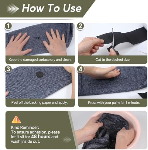 moinkerin Nylon Repair Patch Self Adhesive 7.6x200cm | Waterproof Fabric Repair Tape for Tent, Down Jacket, Backpack, Sleeping Bag, Outdoor Camping Gear - Image 6