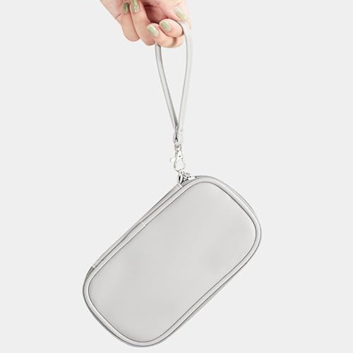 Multi Purpose Travel Storage Bag PU Bag Double Compartments For Technology Gadgets Small Items Waterproof Wire Case - Image 4