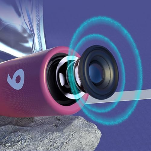 Travel Speaker & Charger | Stick Wireless Speaker IPX6 Imperfathers - Music Reading Tool, Cool Technology Gadget, with Colorful Lights for Birthday - Image 6