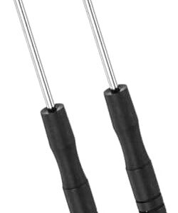 TOP-VIGOR Mini Slotted Screwdriver 2mm Flat Head 82mm Length 2pc | Small Precision Screwdrivers with Non-slip Handle for Electronics, Glasses, Watch, Computer and Small Appliance Repair