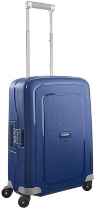Samsonite S'Cure - Spinner S, Hand Luggage, S (55 cm), 34 L, Blue (Dark Blue)
