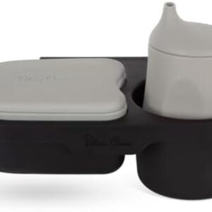 Silver Cross Snack Tray, Pram Accessories | Attaches to Pram Bumper Bar, Made from BPA-free, PVC-free, 100% silicone, Dishwasher-safe beaker and snack pot