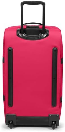 Eastpak Tranverz M Medium Suitcase 78L (67 x 35.5 x 30 cm), Durable Rolling Luggage, Lightweight Travel Bag with Double Compartments, Telescopic Handle & TSA Lock - SAFFRON RED - Image 2