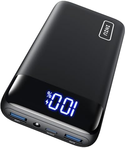INIU Power Bank, 20000mAh Fast Charging Portable Charger, 22.5W Powerbank with USB Type C Input & Output, Battery Pack PD3.0 QC4.0 for iPhone 17 16 15 14 13 Pro Max Mini Plus Samsung S24 S23 iPad etc