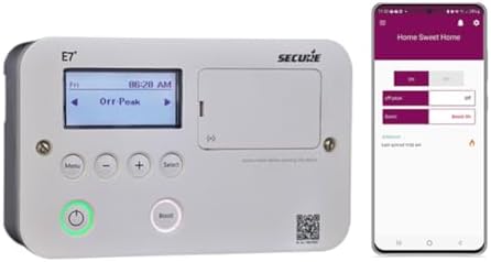 Secure E7+ Smart Immersion Heater Timer Control Bluetooth Replacement for Horstmann Electronic 7 Economy 7 Quartz