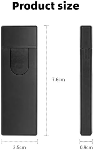 Touchscreen Ignition Usb Charging Light/er,Rechargeable USB Electronic Ligh-ter,Flameless Windproof Light/er for Candles,Cooker,Fire Starter|USB Light/er (Black) - Image 7