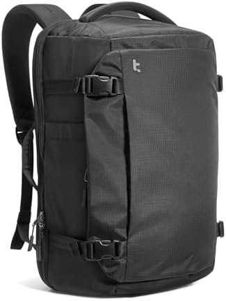 tomtoc Travel Backpack 28L, TSA Friendly Flight Approved Travel Bag | Water-resistant Carry-on Hand Luggage for easyjet Cabin Bag 45x36x20, Lightweight Business Rucksack, Fits 16 Inch Laptop