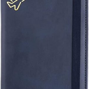WALNEW Passport Holder, PU Leather Travel Passport Cover Wallet, RFID Passport Case with Card Holder, Travel Essentials for Women Men