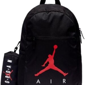 NIKE Air Jordan Backpack Size L, Black, Modern