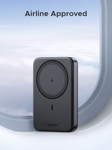 UGREEN Nexode Magnetic Wireless Power Bank Fast Charging, 10000mAh MagSafe-Compatible Portable Charger PD 20W USB-C Battery Pack Compatible with iPhone Air/17/16/15/14/13/12 Plus/Pro/Pro Max/Mini - Image 7
