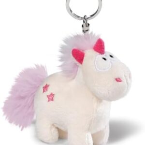 4M NICI 40091 NICI 40091.0 10 cm Unicorn Theodor Key Chain, Pink, 10cm