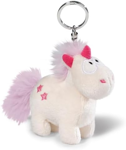 4M NICI 40091 NICI 40091.0 10 cm Unicorn Theodor Key Chain, Pink, 10cm