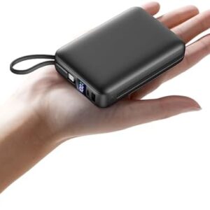 Power Bank, 26800mAh Portable Charger Battery Pack, External Battery with 2 Port & 2 Cables, Fast Charging Powerbank Compatible for iPhone 16 15 14 13 12, Android Phone and More