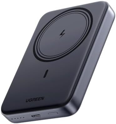 UGREEN Nexode Magnetic Wireless Power Bank Fast Charging, 10000mAh MagSafe-Compatible Portable Charger PD 20W USB-C Battery Pack Compatible with iPhone Air/17/16/15/14/13/12 Plus/Pro/Pro Max/Mini