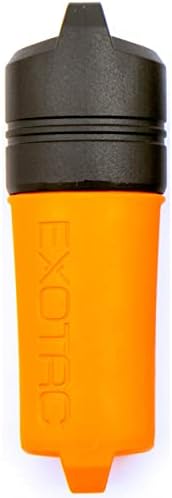 Exotac Men's Firesleeve Waterproof Lighter Holder - Orange, Medium