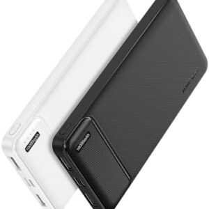 AsperX 2-Pack Power Bank Portable Charger Fast Charging 10000mAh, PowerBank USB C Input and Output, Battery Pack Compatible with iPhone, Samsung, Huawei, iPad, Tablets and More