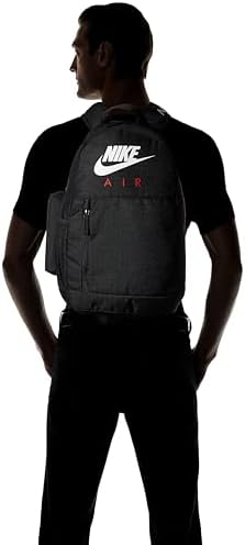 Nike Y NK ELMNTL BKPK - SMU SP23, Black/Black/(University RED), One Size - Image 4