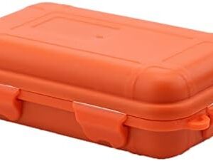 Hapivida Small Hard Case with Foam, Small Dry Box Shockproof Drybox Compact Camping Survival Storage Box Airtight Travel Case for Outdoor Camping Hiking Travel (L)