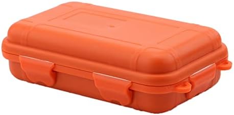 Hapivida Small Hard Case with Foam, Small Dry Box Shockproof Drybox Compact Camping Survival Storage Box Airtight Travel Case for Outdoor Camping Hiking Travel (L)