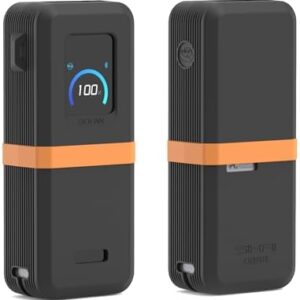Silicone Protective Case for Anker Prime Power Bank 26250mAh/300W With Hanging Holes, Skin-Friendly Anti-Lost Protective Cover for Anker Power Bank A110A (Black)