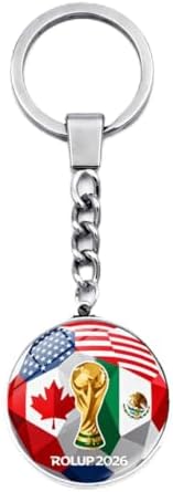 2026 Keychain, Football Keychain for Boys, for Football Fans Watching The Match, Fan Merchandise, Automobile and Office Decorations