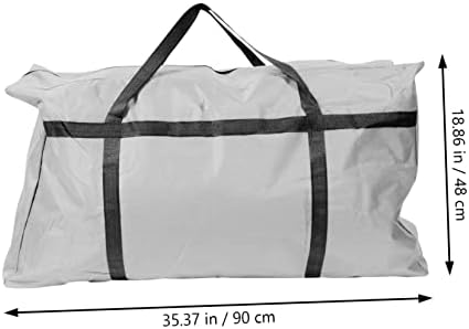Ipetboom Large Capacity Storage Bag Multi Use Oxford Cloth Luggage Bag for Travel Convenient Handle for Easy Carrying for Moving Clothes Books Daily Essentials - Image 7