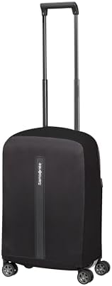 Samsonite TA Revolution - Foldable protective cover for S-size suitcases, suitcase cover suitable for 55 cm, travel suitcase protection, with reflective detail, Black - Image 5