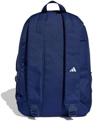 adidas Unisex Pencil Case Backpack, dark blue/white, One size - Image 2