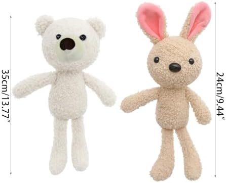Stuffed Animal Toys Soft Cute Plush Bear for Kids Girls Keychain Accessories Backpack Pendant Birthday Gift Small Animal Bear Toys for Kids Girls - Image 2