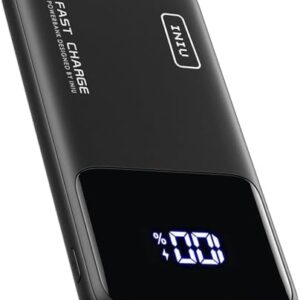 INIU Power Bank, Slim 22.5W PD Fast Charging Portable Charger, USB C in&out 10000mAh Battery Pack, Travel Essentials Powerbank, Mobile Phone Charger for iPhone 17 16, Samsung S25 S24, iPad, Xiaomi etc
