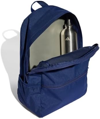 adidas Unisex Pencil Case Backpack, dark blue/white, One size - Image 4