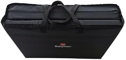 BabyDan Extra Thick Foldable Travel Cot Mattress, 60x120x4.5 cm, Black - Perfect for weekends and vacations - Image 4