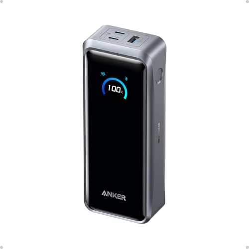 Anker Prime Power Bank, 26,250mAh 3-Port Portable Charger with 300W Max Output, Two-Way Charging, TSA-Approved, App Control, for iPhone 17/16 Series, and More (Base Not Included)