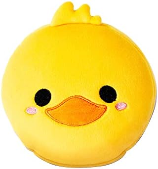 Relaxeazzz Duck Round Plush Travel Pillow & Eye Mask - Sleep Eye Mask Masks - Kids Travel Accessories For Sleeping Airplane - Flight Plane Neck Pillow Pillows