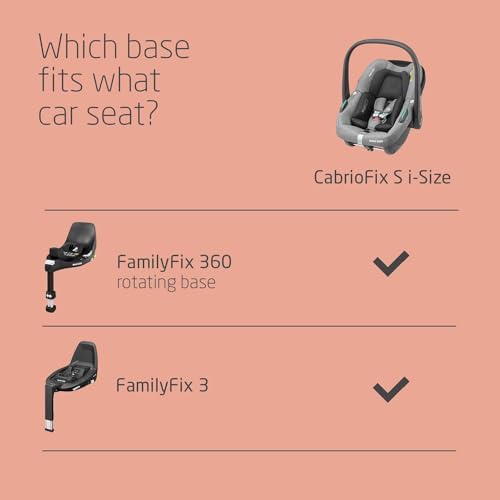 Maxi-Cosi Zelia S Trio 3-in-1 Prams Travel System, 0 - 4 Years, Up to 22 kg, Foldable, Compact and Reclining Baby Pushchair, with CabrioFix S i-Size Baby Car Seat, Accessories, Nursery Bag, Grey - Image 9