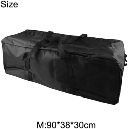 Large Camping Backpack Hiking Rucksack Heavy Duty Holdall Waterproof Gear Carrier Moving Storage Sack for Outdoor Adventure Travel Black(100L 90 * 38 * 30cm) - Image 4