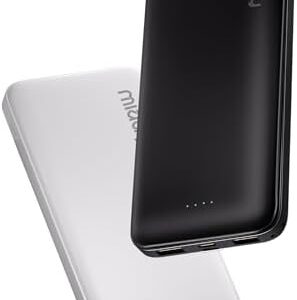 【2 Pack】Miady 10000mAh Power Bank, 22.5W Fast Charging Portable Charger USB C In&Output High-Speed Battery Pack Compatible with iPhone 17/16/15,Galaxy S25/S24, Android, iPad