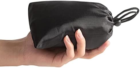 Inflatable Travel Pillow - 100% Soft Velvet Neck Support for Traveling, Airplanes, Trains, Cars, and Offices with Compact Carrying Bag, Breathable and Washable Cover, Ideal for Adult Sleepers -Black - Image 8