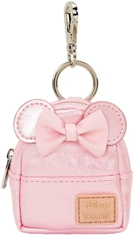 Loungefly Minnie Mouse Glitter Mystery Mini Backpack Keychain Charm - Image 7