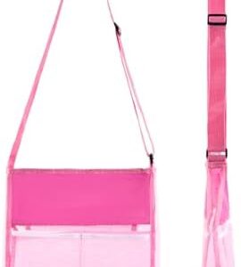 Mesh Beach Bags with Zipper,Pink and Mint Green Mesh Bag,Shell Collecting Bag Beach Sand Toy,Beach Essentials Accessories Gifts for Boys and Girls Summer Vacation (Only Bags) (1, Pink) | mesh beach bag