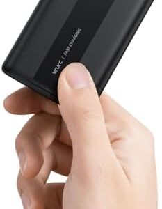 VRURC Power Bank 20000mAh,Portable Charge Fast Charging USB C 22.5W Small Battery Pack PD QC 3.0 with 3 Input &4 Output Compatible iPhone Samsung,Smartphones Tablets and More