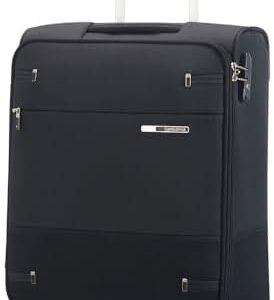 Samsonite Base Boost - Hand Luggage Suitcase 55 x 40 x 20 cm, Soft Luggage Cabin Trolley Suitable for Most Airlines, Including Ryanair & easyJet, TSA Lock, Lightweight, 39 L, Black