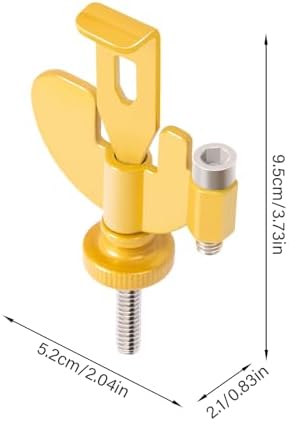 Portable Door Lock - Suitable for Travel Hotels, Homes,College Apartments with Increase Security, Adjustable, Easy to Install (Yellow) - Image 4