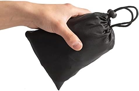 Inflatable Travel Pillow - 100% Soft Velvet Neck Support for Traveling, Airplanes, Trains, Cars, and Offices with Compact Carrying Bag, Breathable and Washable Cover, Ideal for Adult Sleepers -Black - Image 7