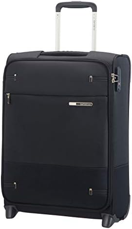 Samsonite Base Boost – Hand Luggage Suitcase 55 x 40 x 20 cm, with 2 Wheels, Soft-Sided Cabin Suitcase Suitable for Most Airlines, Including Ryanair and EasyJet, TSA Lock, Lightweight, 41 L, Black