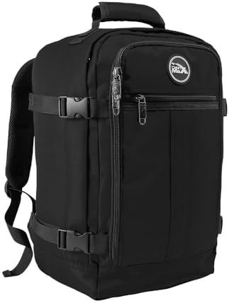 Metz for Ryanair Cabin Bags 40x20x25 Underseat Cabin Bag for EasyJet, Ryanair, Wizz Air & More Travel Backpack for Airline Under Seat Carry-Ons, Recycled Polyester, Compression, Durable Hand Luggage