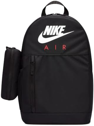 Nike Y NK ELMNTL BKPK - SMU SP23, Black/Black/(University RED), One Size