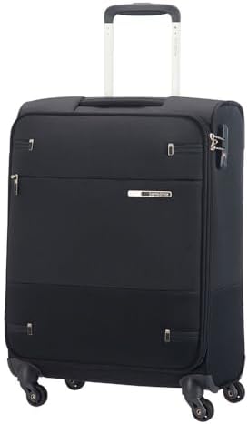 Samsonite Base Boost - Hand Luggage Suitcase 55 x 40 x 20 cm, Soft Luggage Cabin Trolley Suitable for Most Airlines, Including Ryanair & easyJet, TSA Lock, Lightweight, 39 L, Black - Image 3